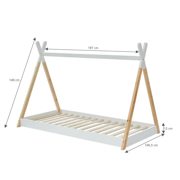 lit enfant gamme tipi Sa structure robuste, son design unique